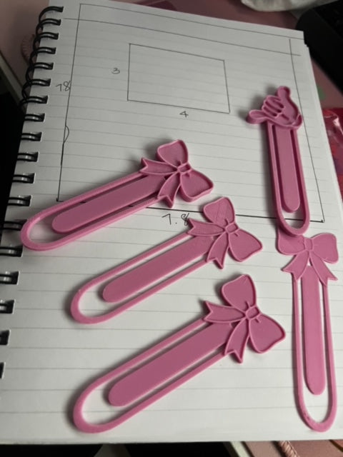 3D Printed Bookmarks