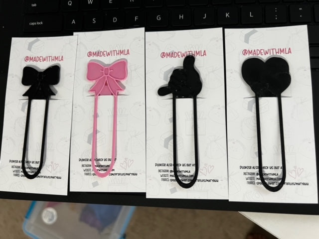 3D Printed Bookmarks