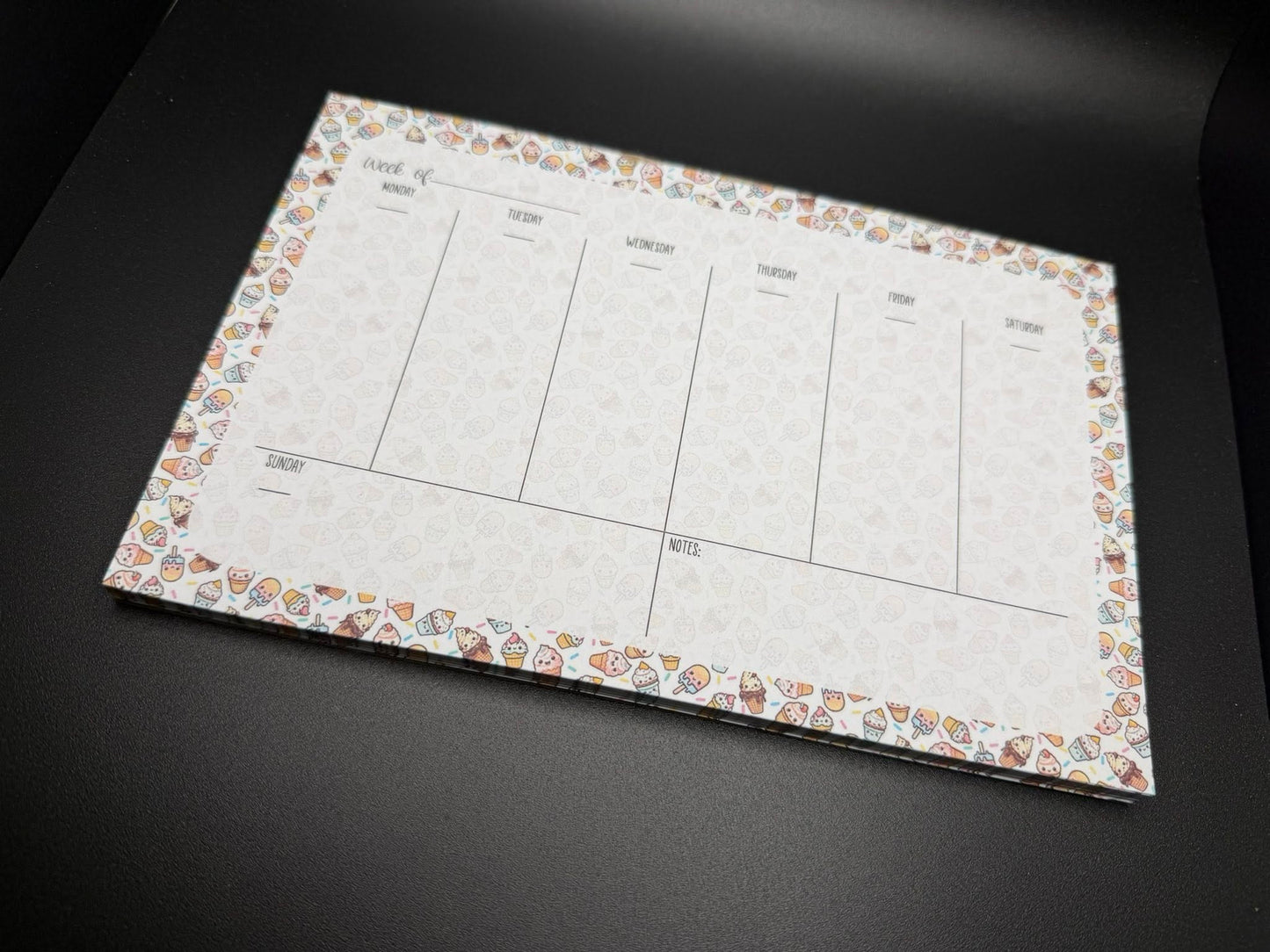 Weekly Notepads - Ice Cream