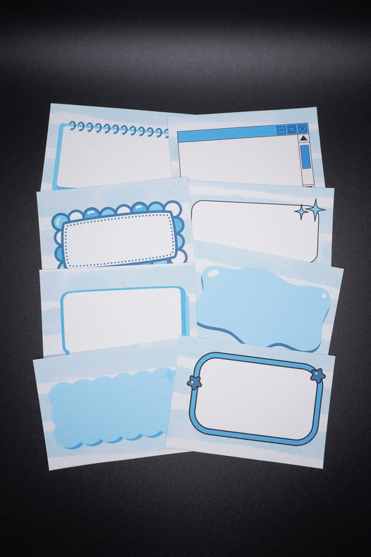 Pocket Notes - Blue Stripes