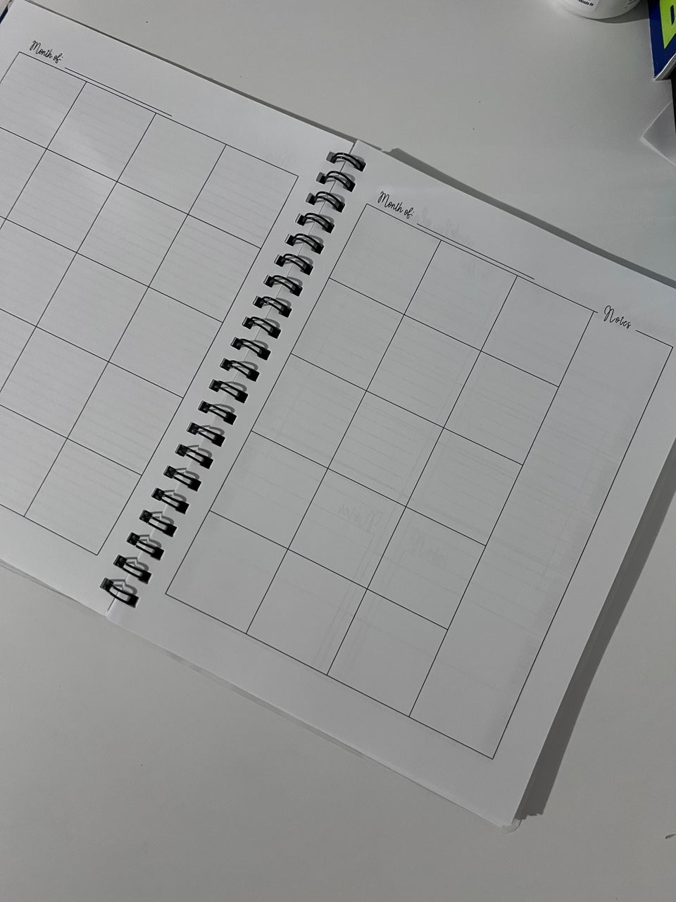 Hardcovered 6.5 x 8 inch Weekly Planners