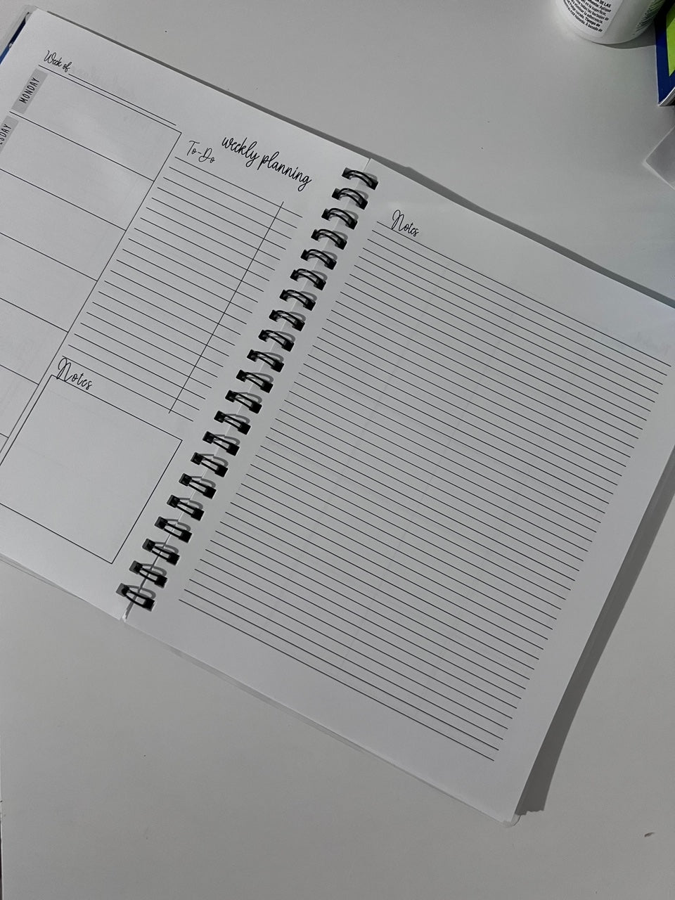 Hardcovered 6.5 x 8 inch Weekly Planners