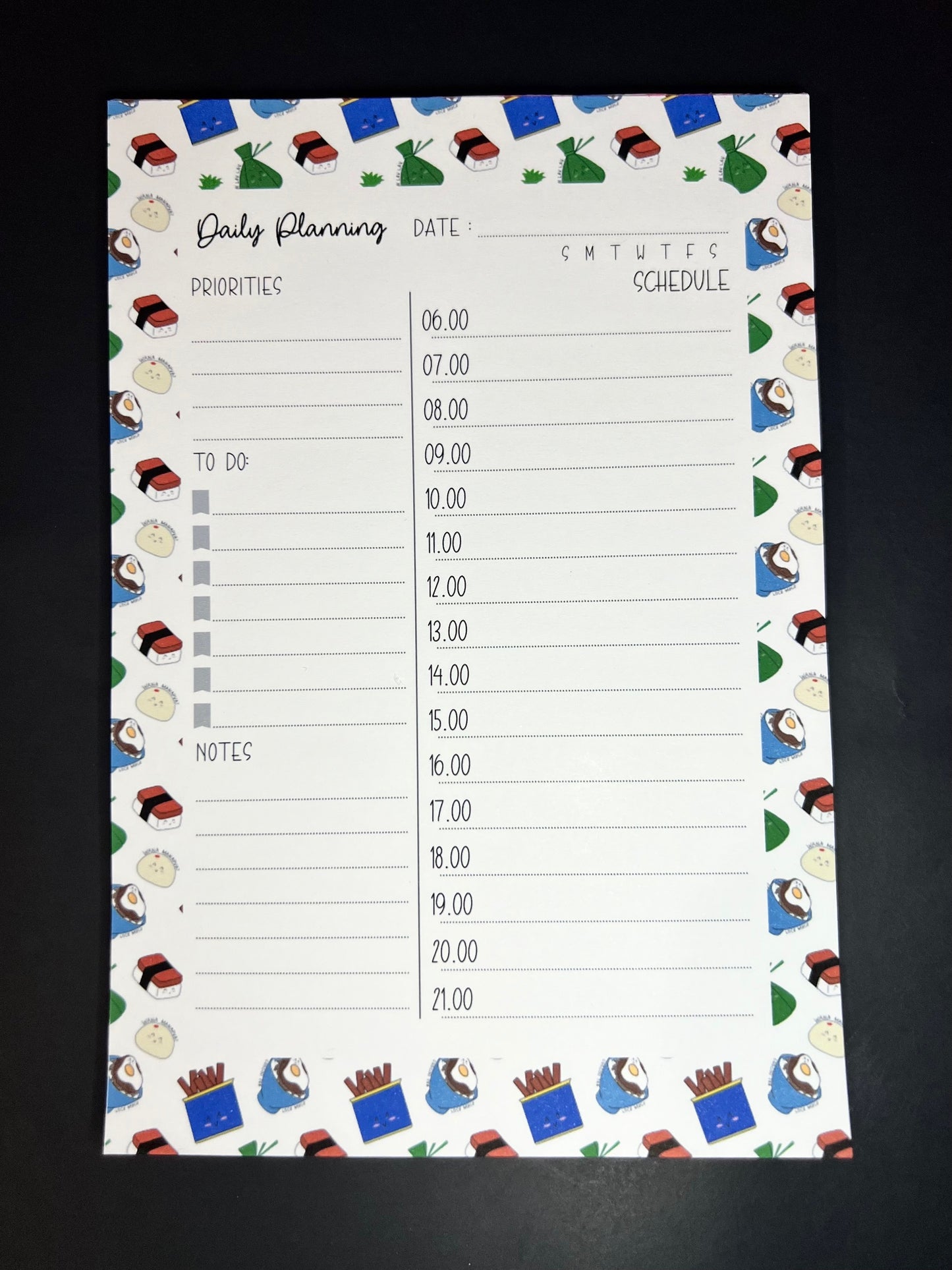 Daily Planner Notepad