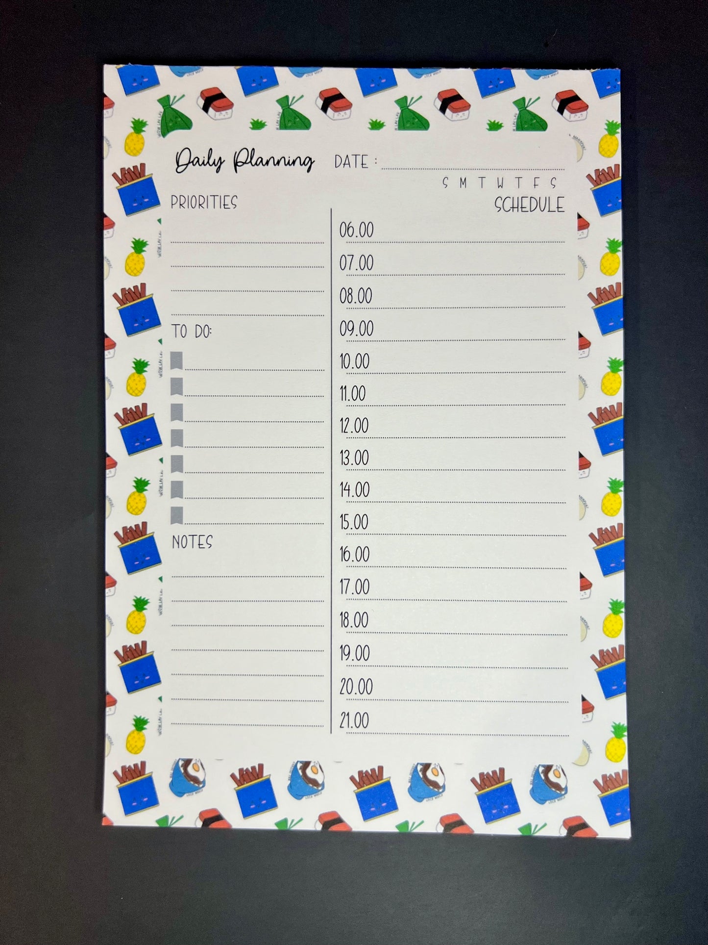 Daily Planner Notepad