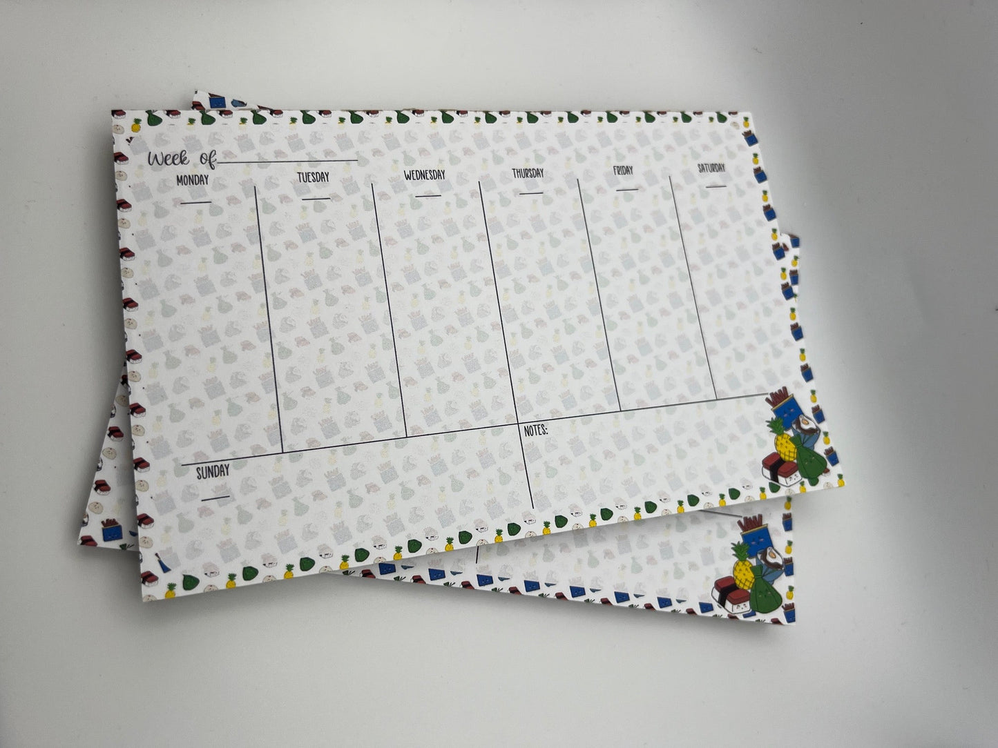 Handmade Weekly Planning Notepad