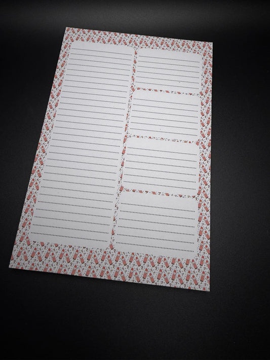 Large Notepads - Christmas Boba